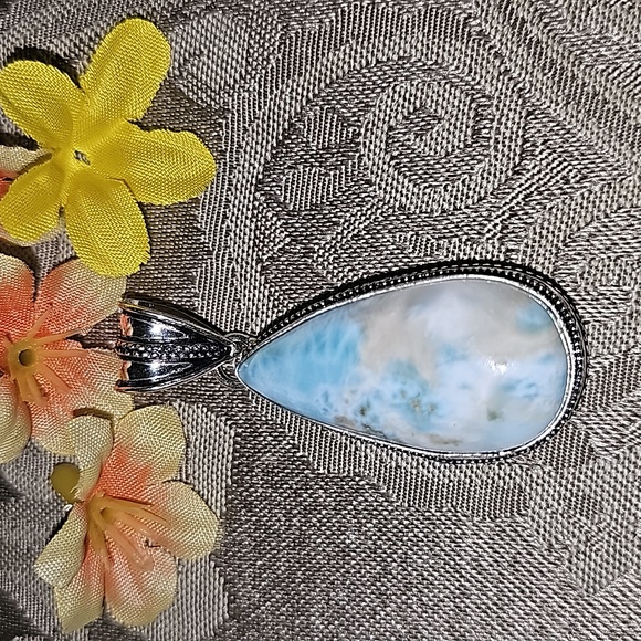 New large Larimar pendant - Picture 7 of 8